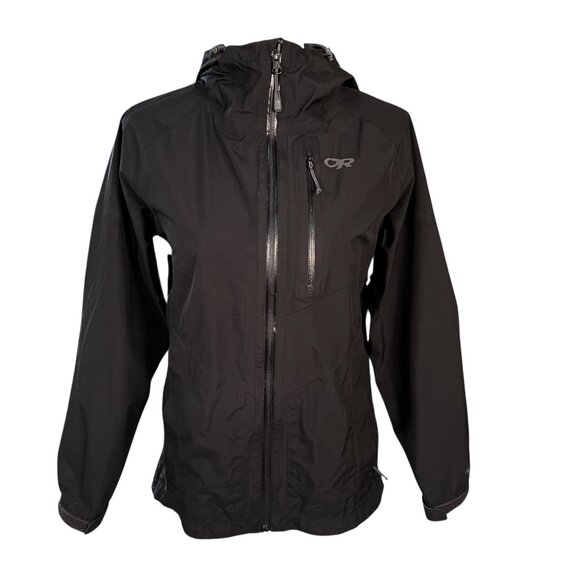 Outdoor Research Women's Aspire Gore-Tex Waterproof Jacket Black Size Small - Picture 2 of 13
